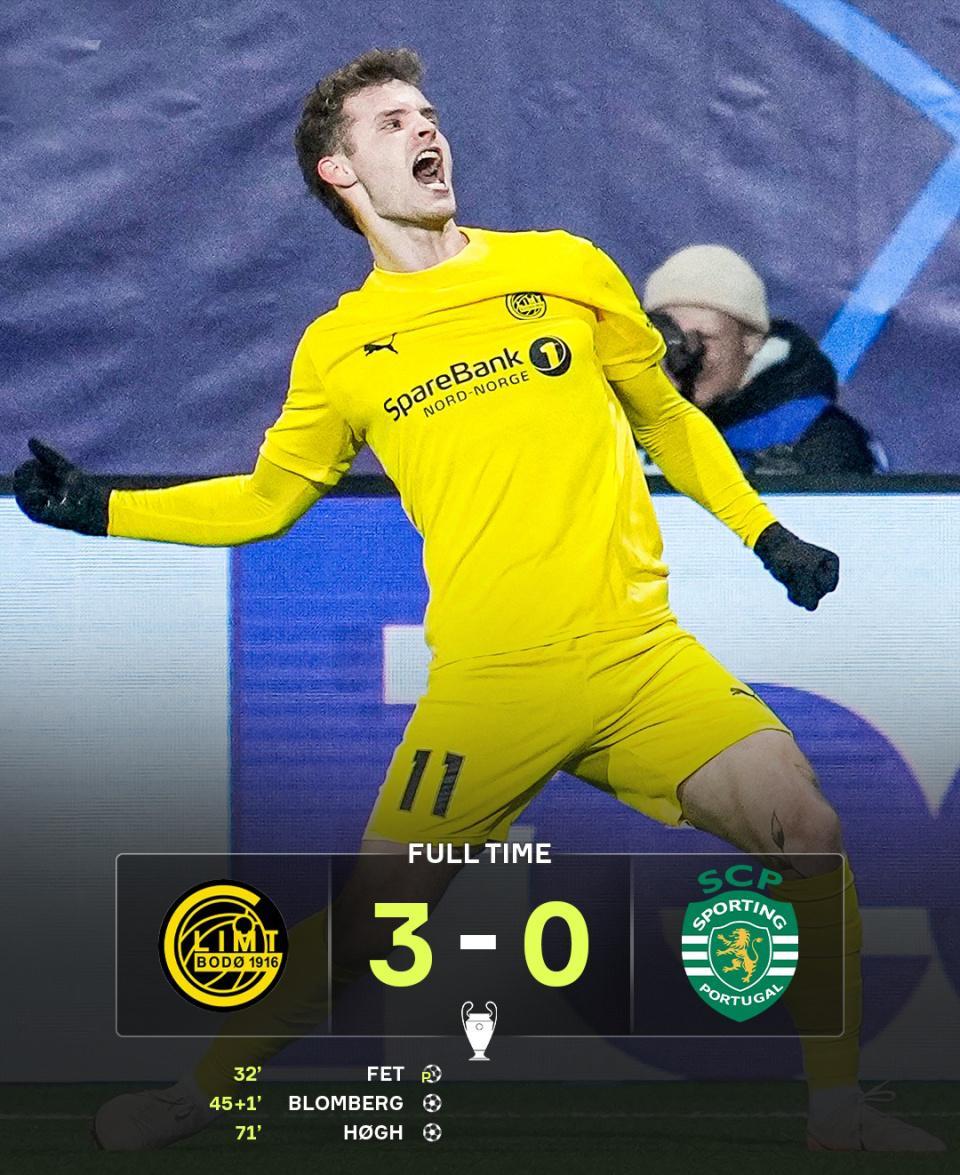 kaiyun-一场3-0！让欧冠大黑马再创奇迹：博德闪耀3-0，双杀国米击败曼城